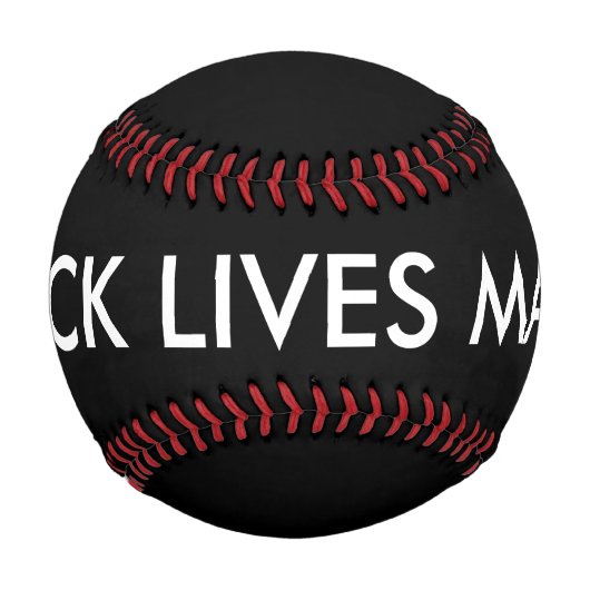 Black Lives Materie Baseball (Vorderseite)