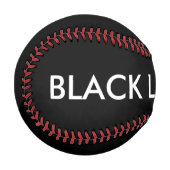 Black Lives Materie Baseball (Vorderseite Links)