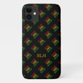 Black Lives Materie BHM Monogramm Case-Mate iPhone Hülle (Rückseite)