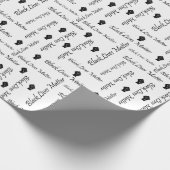 Black Lives Materie BLM Afro American Protest Geschenkpapier (Ecke)