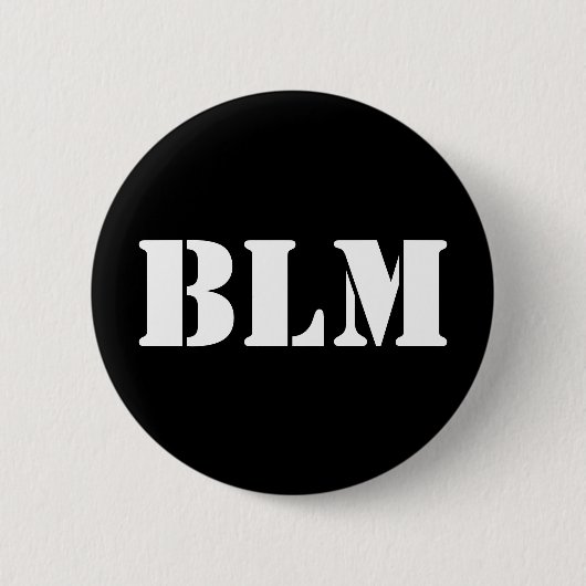 Black Lives Materie BLM Button (Vorderseite)