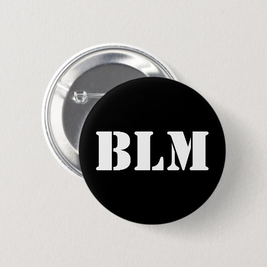 Black Lives Materie BLM Button (Vorne & Hinten)
