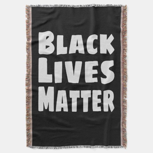 Black Lives Materie BLM Decke (Vorderseite Vertikal)