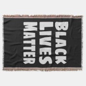 Black Lives Materie BLM Decke (Vorderseite)