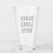 Black Lives Materie BLM Glas (Rückseite)