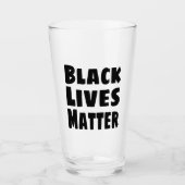 Black Lives Materie BLM Glas (Vorderseite)