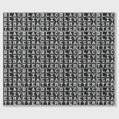 Black Lives Materie BLM in Square Pattern Geschenkpapier (Flach)