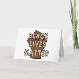 Black Lives Materie BLM Karte