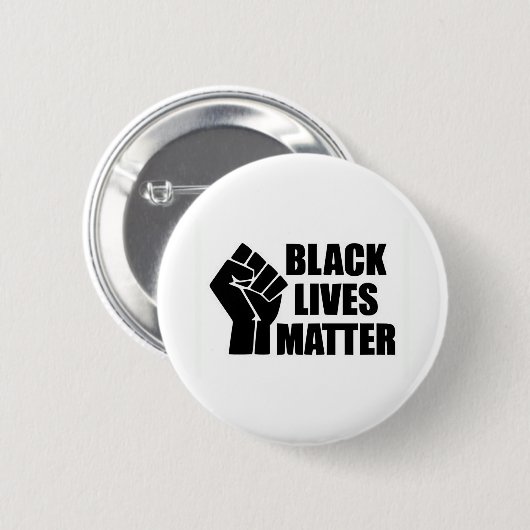 Black Lives Materie - BLM Logo Button (Vorne & Hinten)