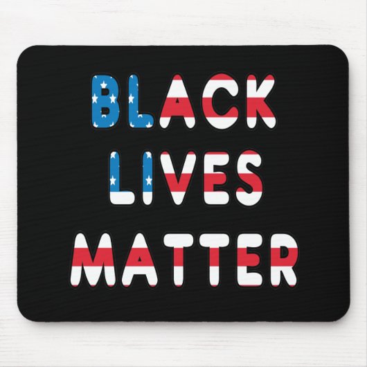 Black Lives Materie BLM Mousepad (Vorne)