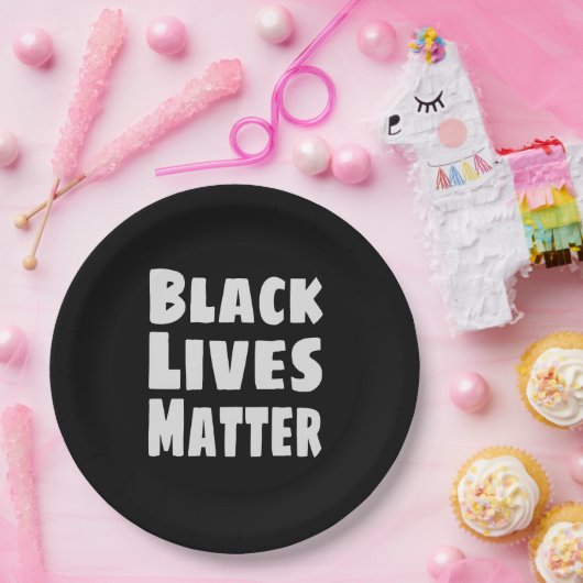Black Lives Materie BLM Pappteller (Party)