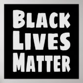 Black Lives Materie BLM Poster (Vorne)