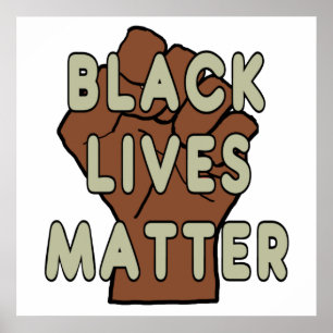 Black Lives Materie BLM Poster