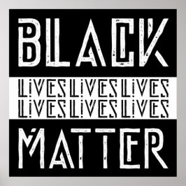 Black Lives Materie BLM Poster