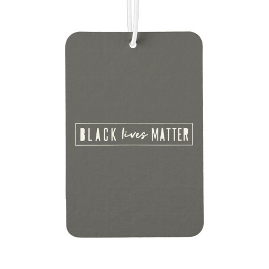 Black Lives Materie | BLM Race Equality Modern Autolufterfrischer (Rückseite)