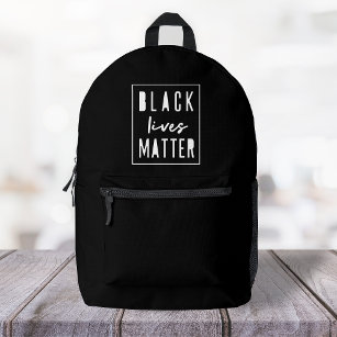 Black Lives Materie   BLM Race Equality Modern Bedruckter Rucksack