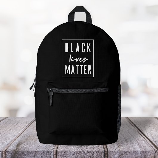 Black Lives Materie | BLM Race Equality Modern Bedruckter Rucksack