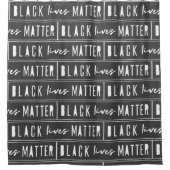 Black Lives Materie | BLM Race Equality Modern Duschvorhang (Vorderseite)