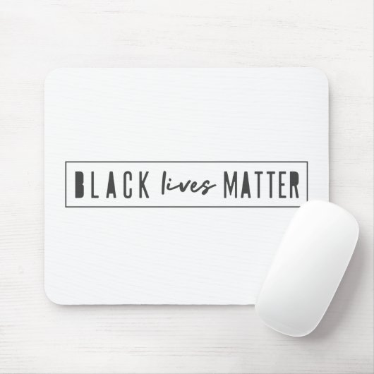Black Lives Materie | BLM Race Equality Modern Mousepad (Mit Mouse)