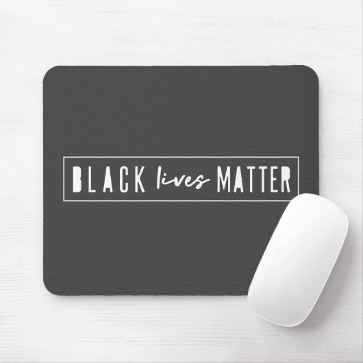 Black Lives Materie | BLM Race Equality Modern Mousepad (Mit Mouse)
