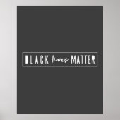 Black Lives Materie | BLM Race Equality Modern Poster (Vorne)