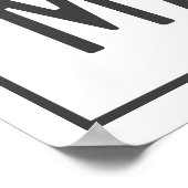 Black Lives Materie | BLM Race Equality Modern Poster (Ecke)