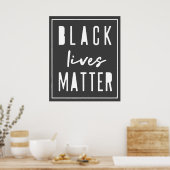 Black Lives Materie | BLM Race Equality Modern Poster (Küche)