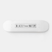 Black Lives Materie | BLM Race Equality Modern Skateboard (Horizontal)