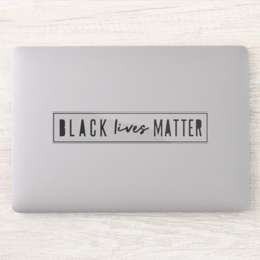 Black Lives Materie | BLM Race Equality Notebook Aufkleber (Computer)