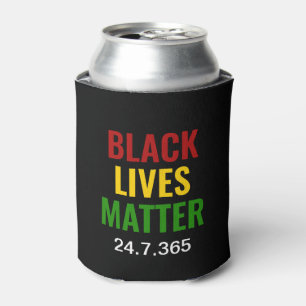 BLACK LIVES MATERIE BLM Red Yellow Green BHM Dosenkühler