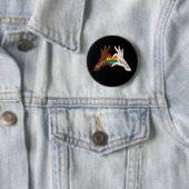 Black Lives Materie - BLM Regenbogen Button (Beispiel)