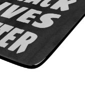 Black Lives Materie BLM Schneidebrett (Ecke)