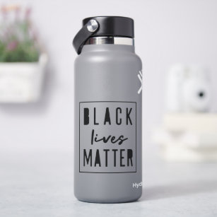 Black Lives Materie   BLM Wasserflasche Aufkleber
