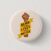 Black Lives Materie Button (Vorderseite)