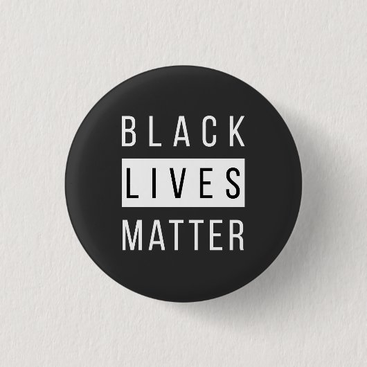 Black Lives Materie Button (Vorderseite)