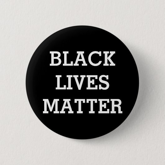 Black Lives Materie Button (Vorderseite)