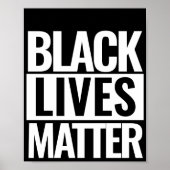 Black Lives Materie Custom Poster (Vorne)