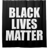 Black Lives Materie Duschvorhang (Vorderseite)