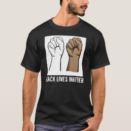 Black Lives Materie, Fäuste, Schwarz T-Shirt