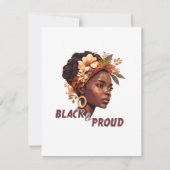 Black Lives Materie Feiertagskarte (Vorderseite)