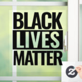 Black Lives Materie Fensteraufkleber (Zuhause)