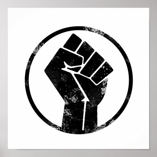 Black Lives Materie FIST 2 #BLM Poster (Vorne)