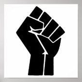 Black Lives Materie FIST 4 #BLM Poster (Vorne)