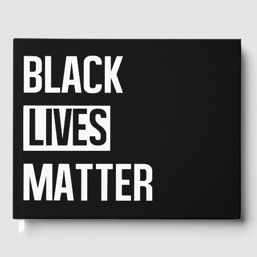 Black Lives Materie Gästebuch (Vorderseite)