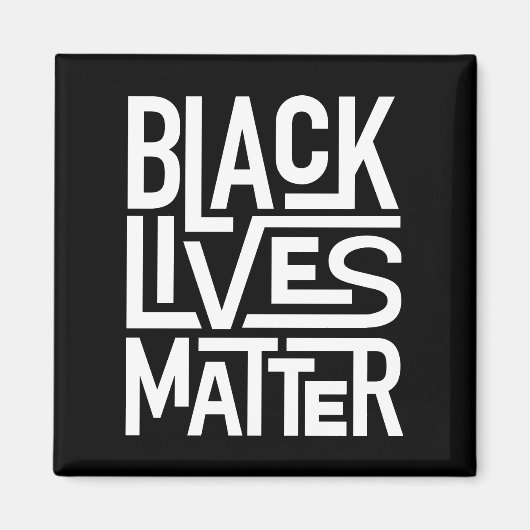 Black Lives Materie | Gleichberechtigte Rechte Magnet (Vorne)