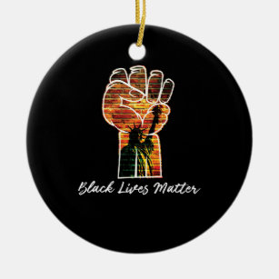 Black Lives Materie Graffiti Equality empowered Keramik Ornament