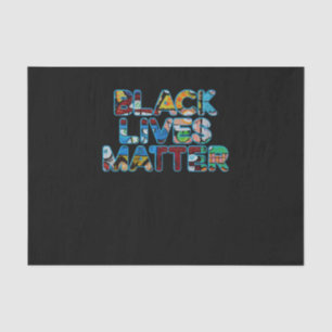 Black Lives Materie Graffiti Equality empowered Seidenpapier