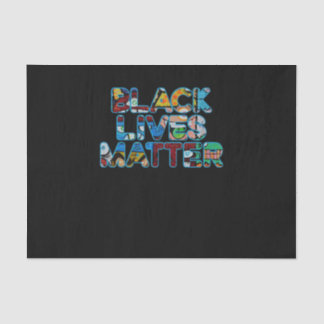 Black Lives Materie Graffiti Equality empowered Seidenpapier