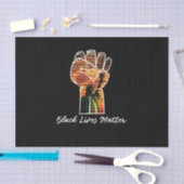 Black Lives Materie Graffiti Equality empowered Seidenpapier (Handwerk)