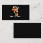 Black Lives Materie Graffiti Equality empowered Visitenkarte (Vorne/Hinten)